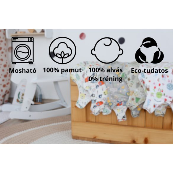 Alvástámogató NiteHug tipegő  hálózsák 80-86-os