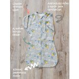 NiteHug 0-4 hós alvás segítő pólyazsák pamut