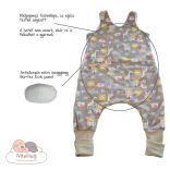 Súlyozott gyerek tipegő hálózsák -104-110-es