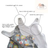 Súlyozott gyerek tipegő hálózsák -104-110-es