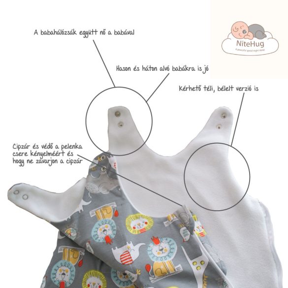 Súlyozott gyerek tipegő hálózsák -104-110-es